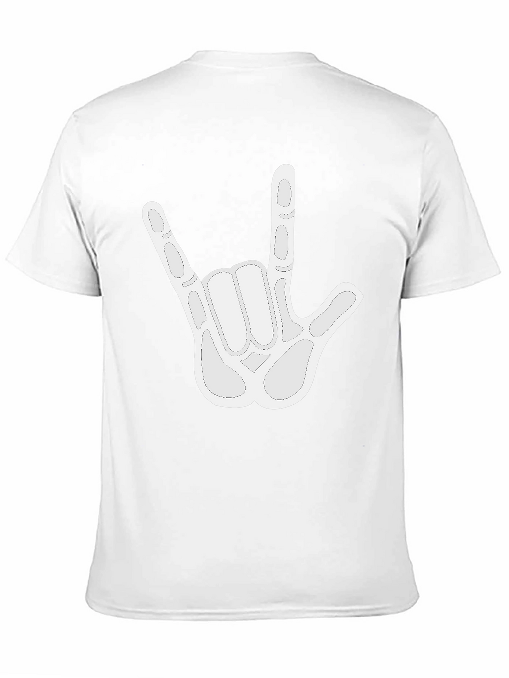 I Love You Hand Sign Black T-Shirt