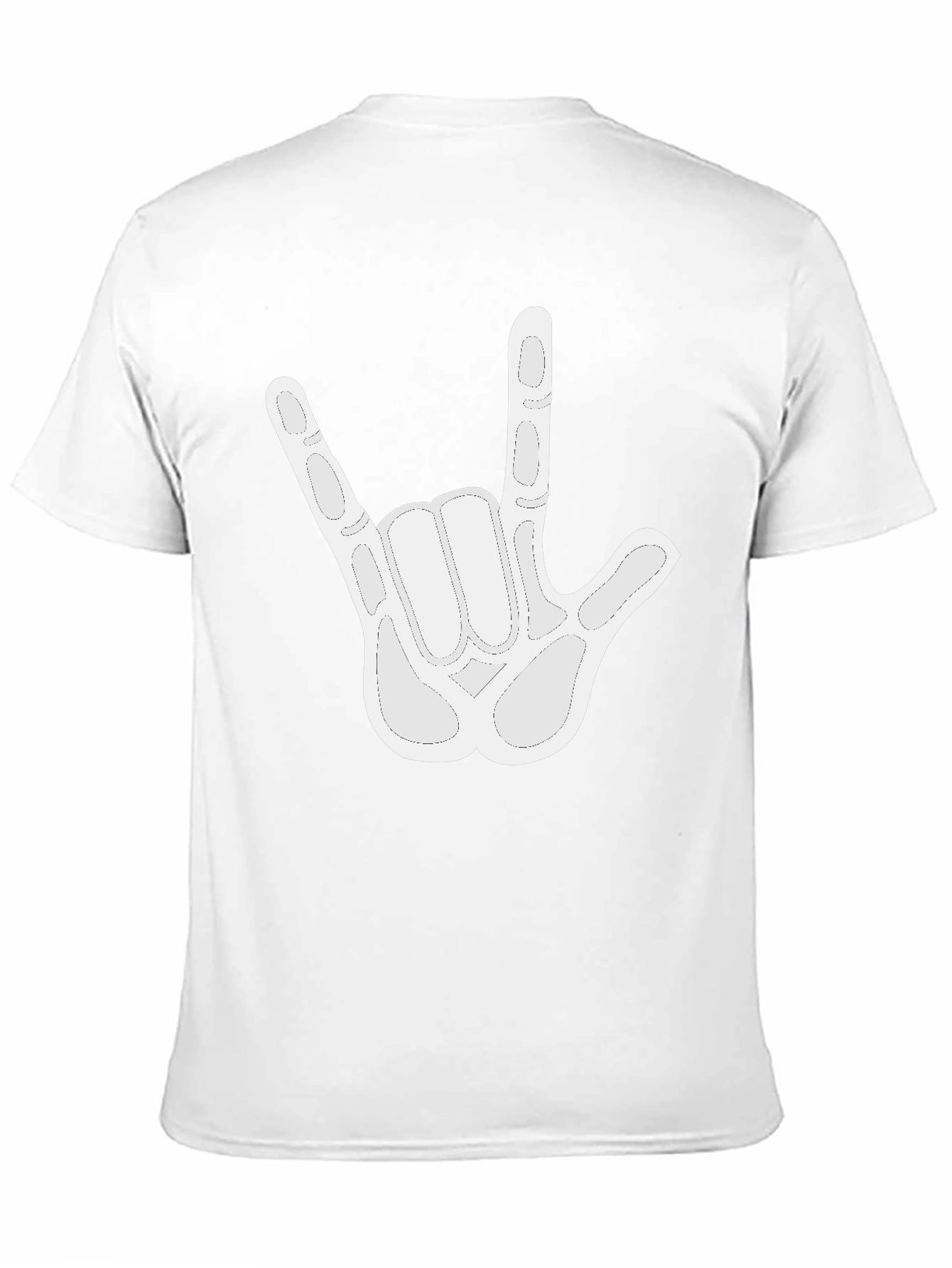 I Love You Hand Sign Black T-Shirt
