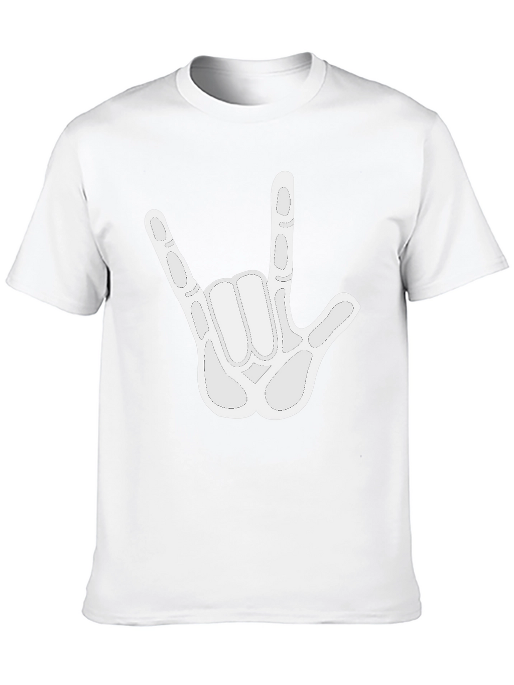 I Love You Hand Sign Black T-Shirt