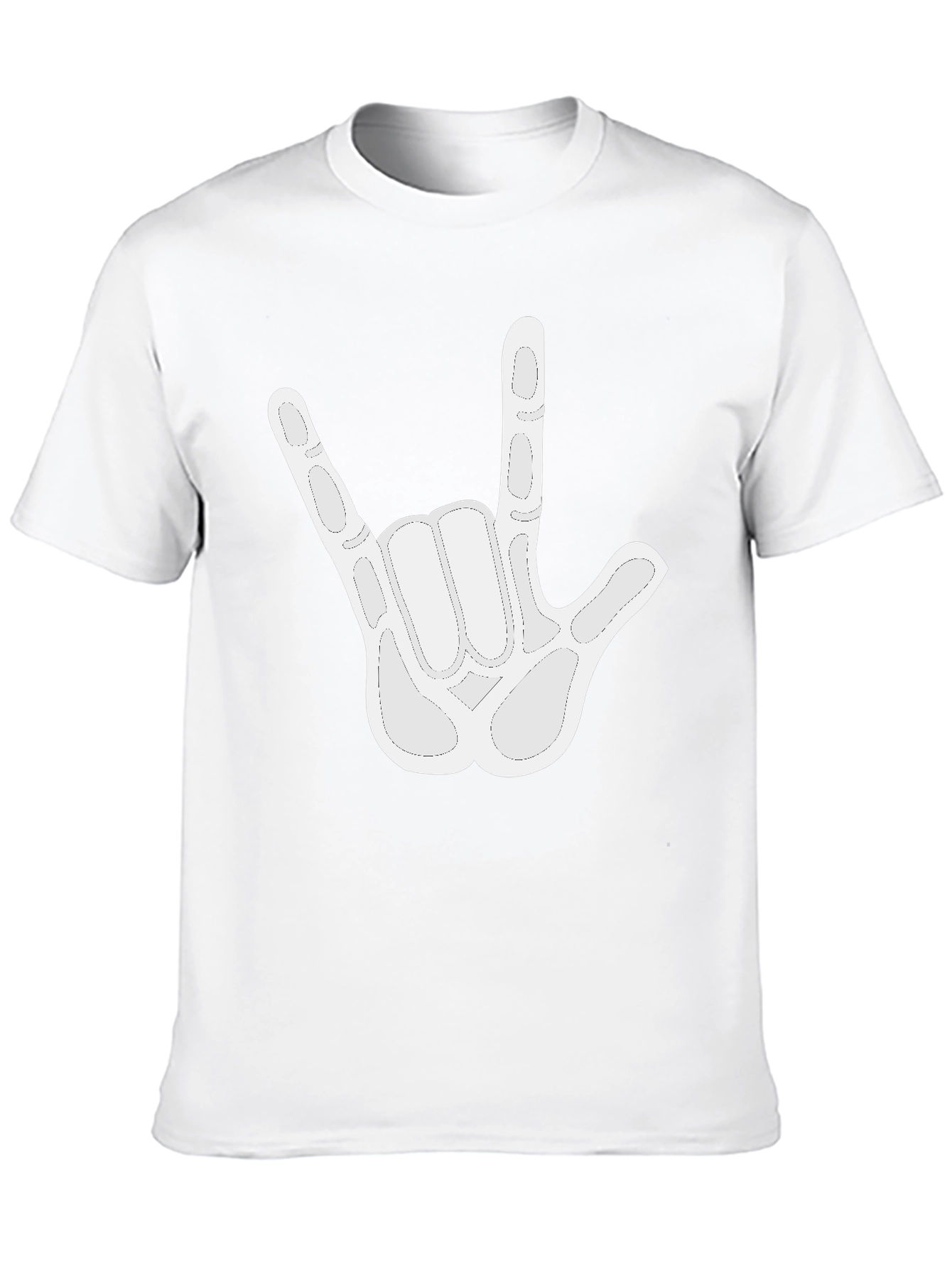 I Love You Hand Sign Black T-Shirt