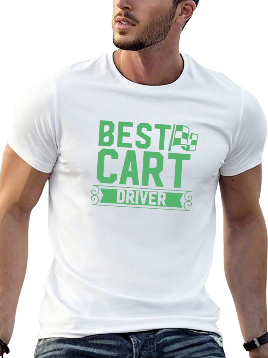 Best Cart Driver Graphic T-Shirt - Go-Kart Racing Tee