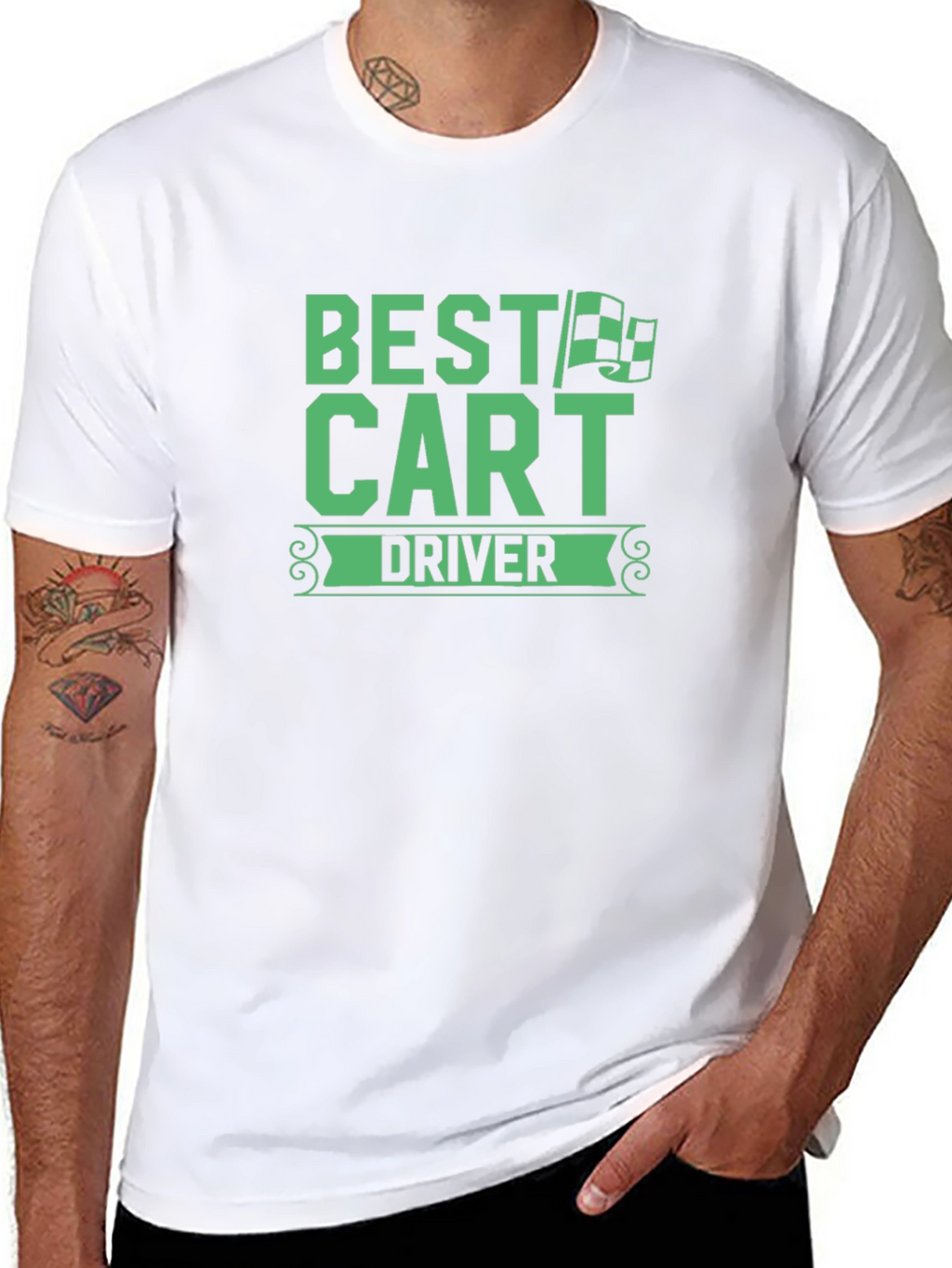 Best Cart Driver Graphic T-Shirt - Go-Kart Racing Tee