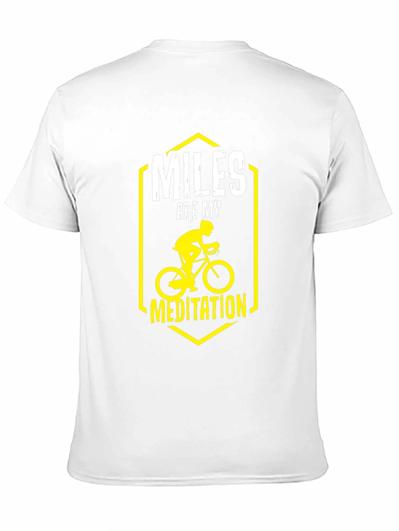 Miles Are My Meditation T-Shirt Biking Rider