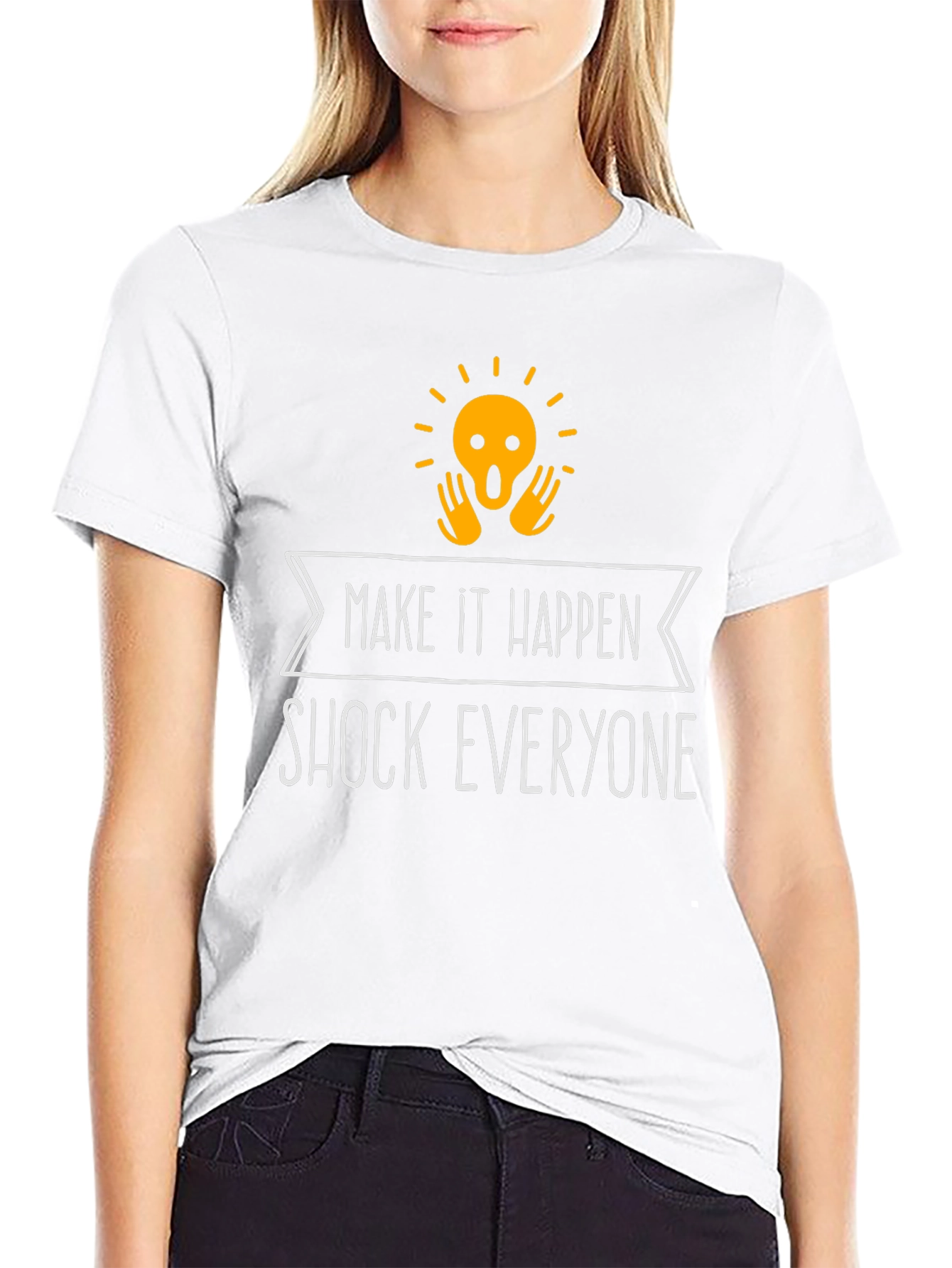 Shock Everyone Graphic Tee | Mens Black T-Shirt