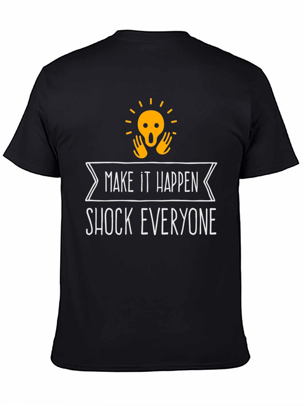 Shock Everyone Graphic Tee | Mens Black T-Shirt