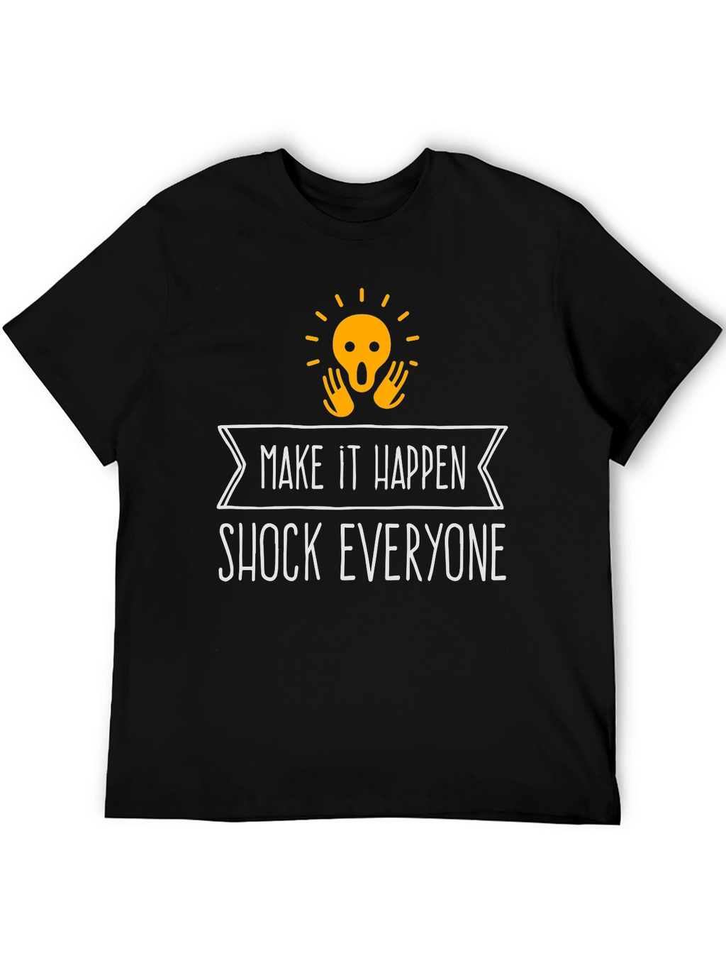 Shock Everyone Graphic Tee | Mens Black T-Shirt