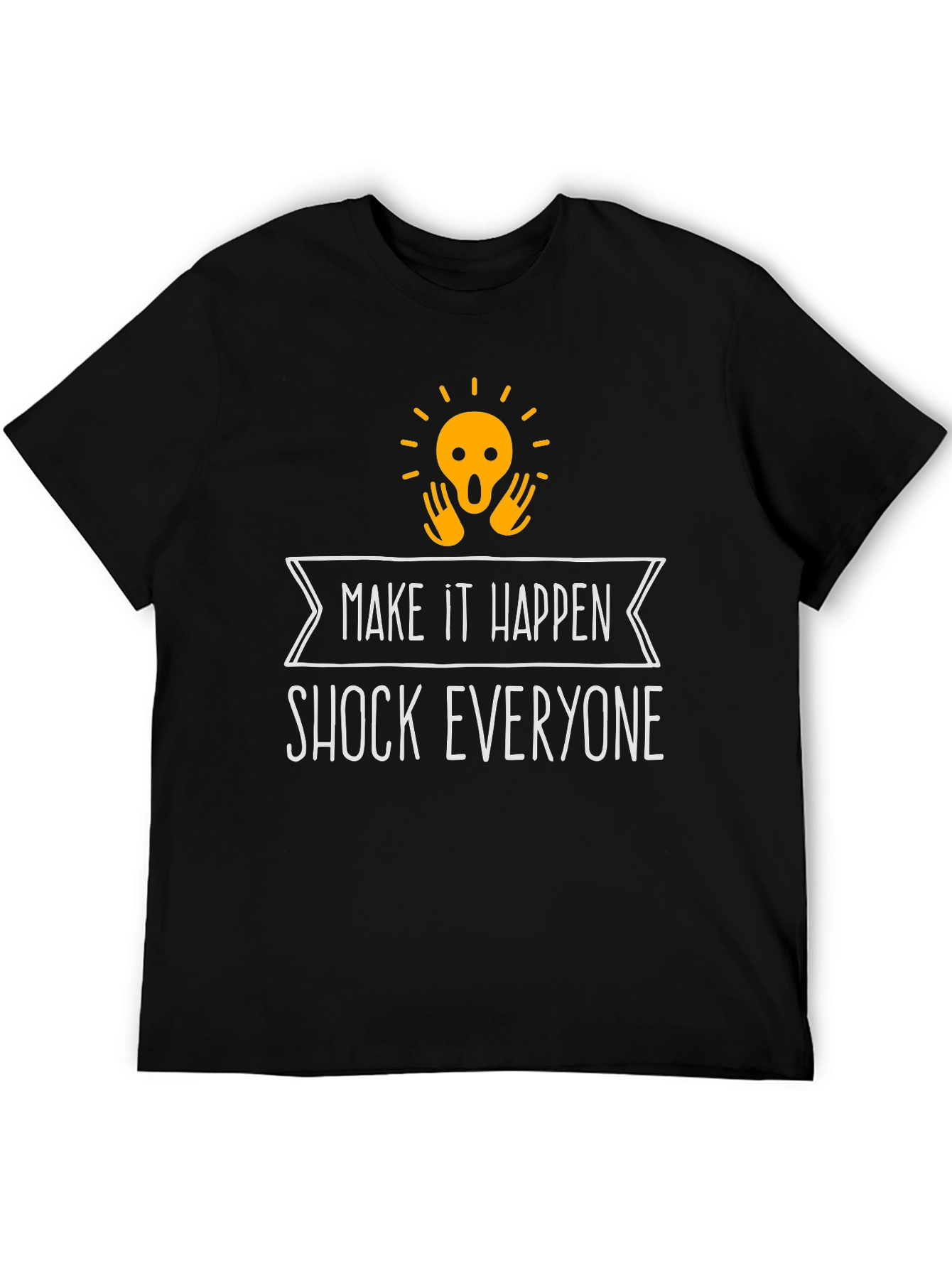 Shock Everyone Graphic Tee | Mens Black T-Shirt