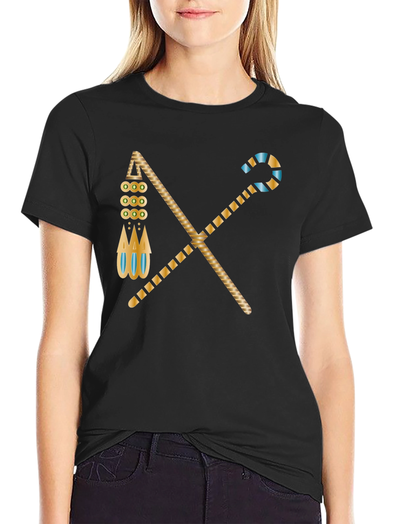 Egyptian Staff & Crook Graphic Tee