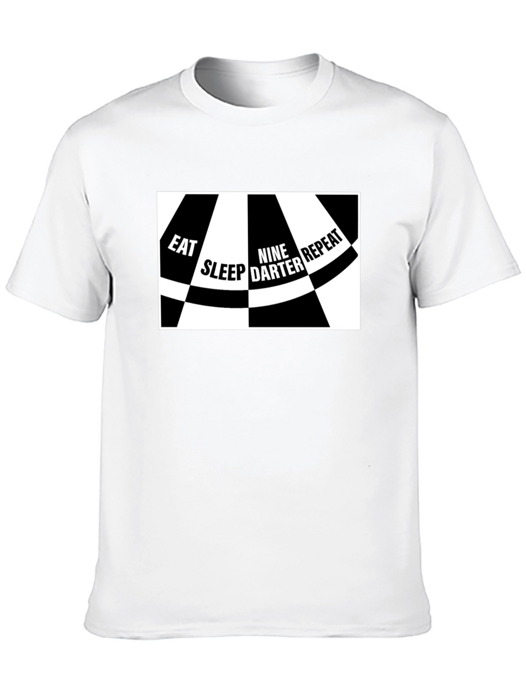 Eat Sleep Nine Darter Repeat Black T-Shirt
