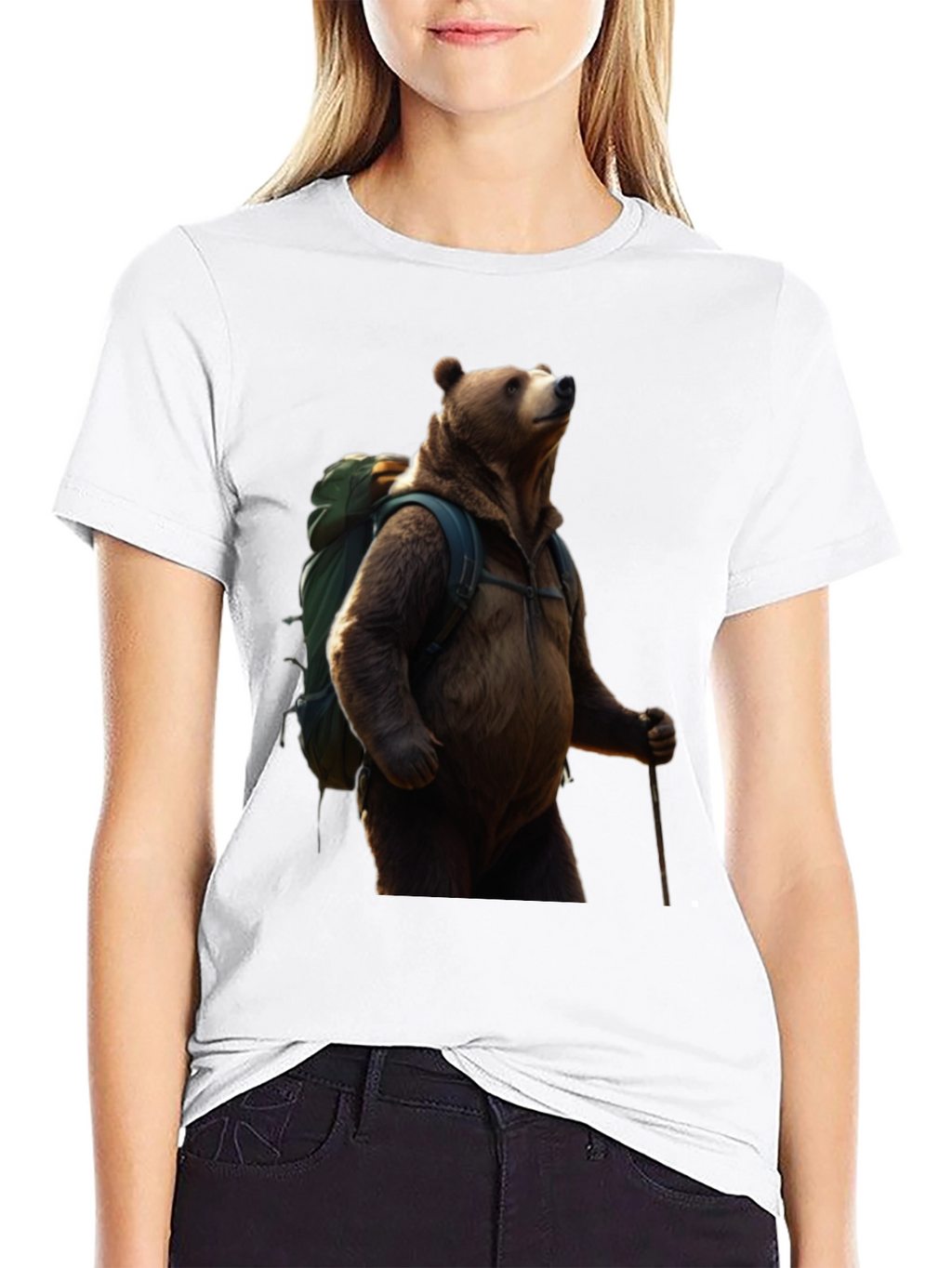 Bear Hiking T-Shirt - Adventure Ready Apparel