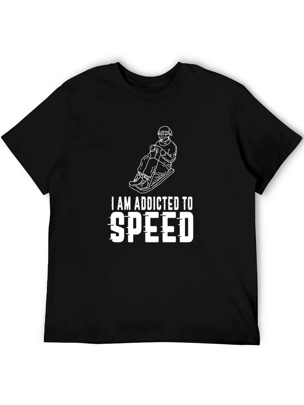 Addicted to Speed Black T-Shirt