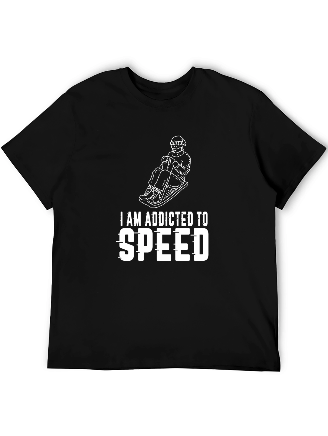 Addicted to Speed Black T-Shirt
