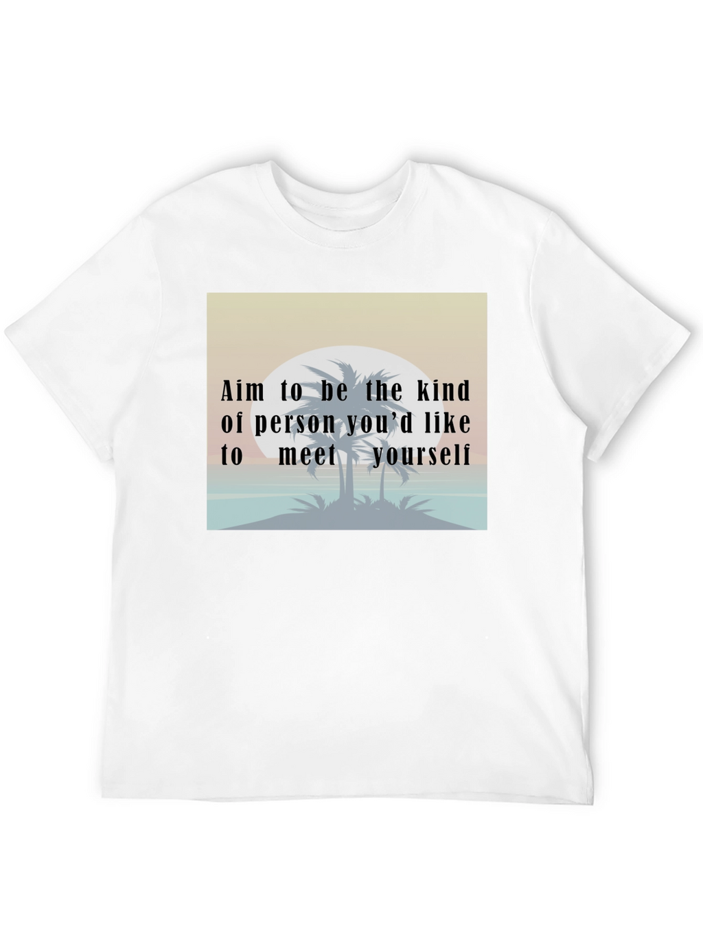 Kind Person T-Shirt: Motivational Beach Design Tee