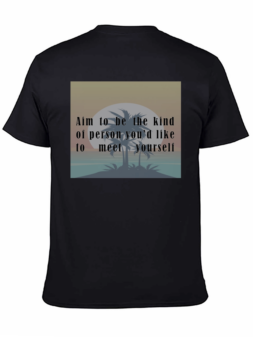 Kind Person T-Shirt: Motivational Beach Design Tee