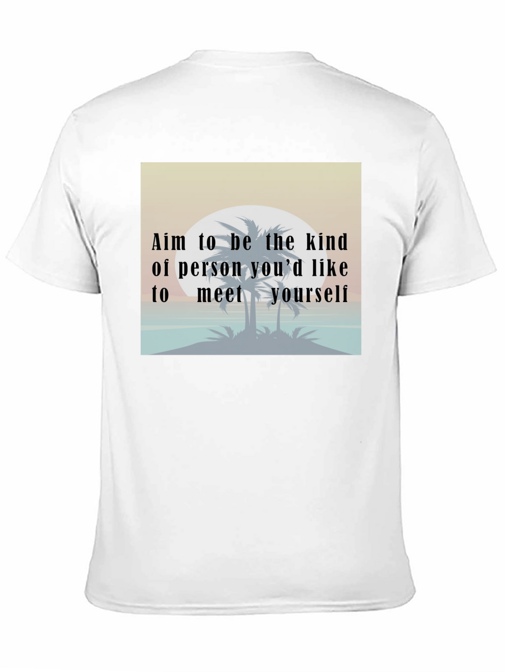 Kind Person T-Shirt: Motivational Beach Design Tee