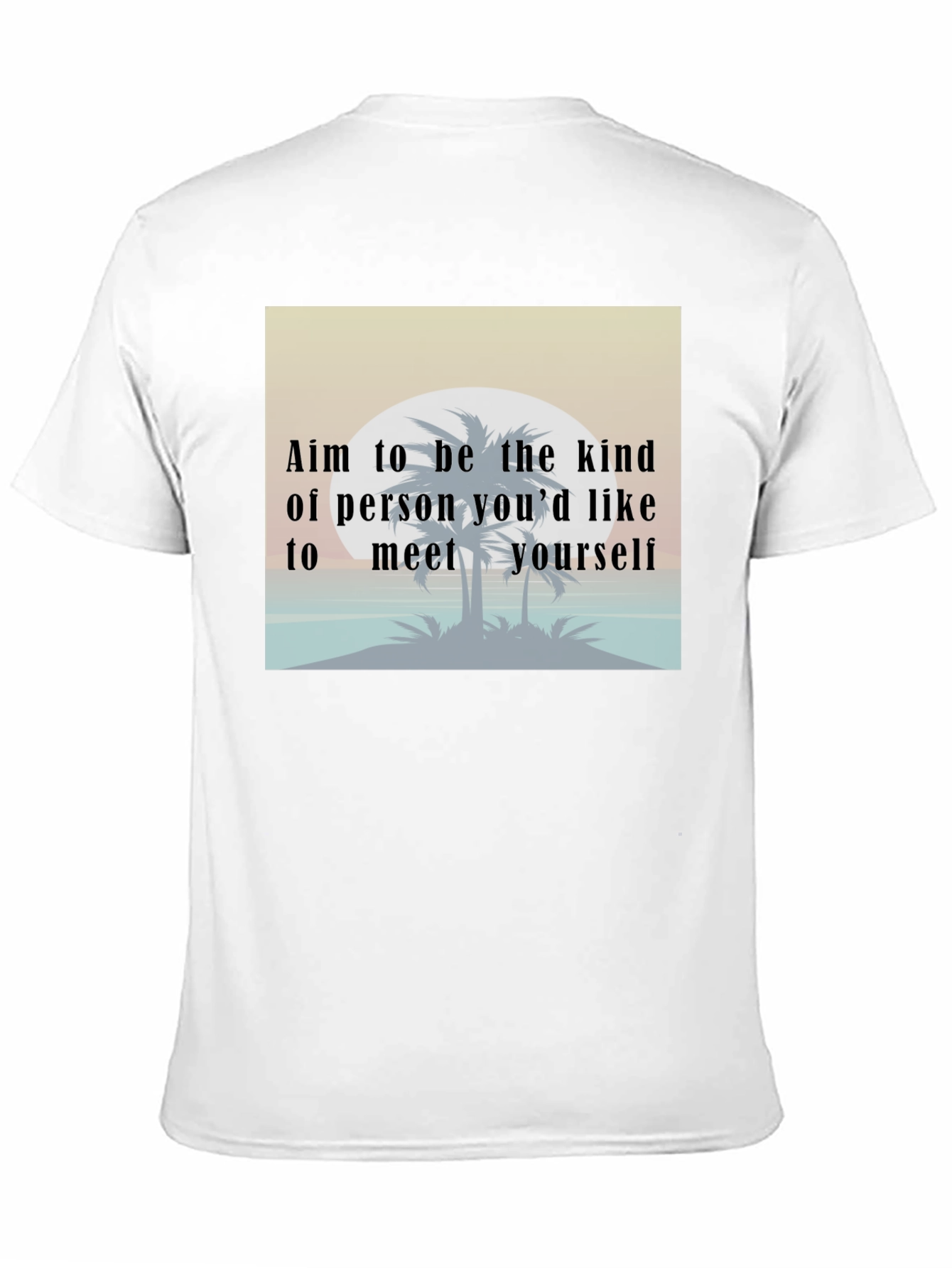 Kind Person T-Shirt: Motivational Beach Design Tee