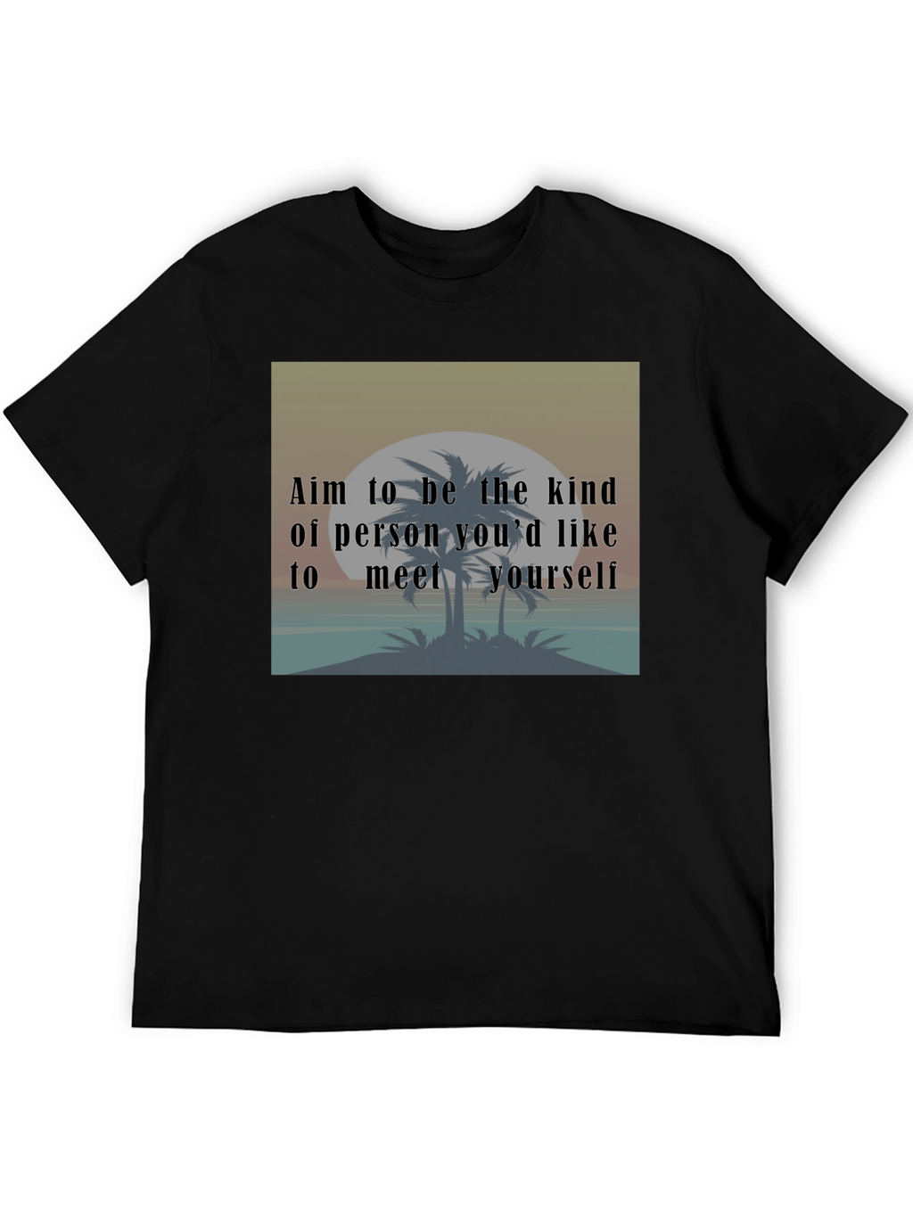 Kind Person T-Shirt: Motivational Beach Design Tee