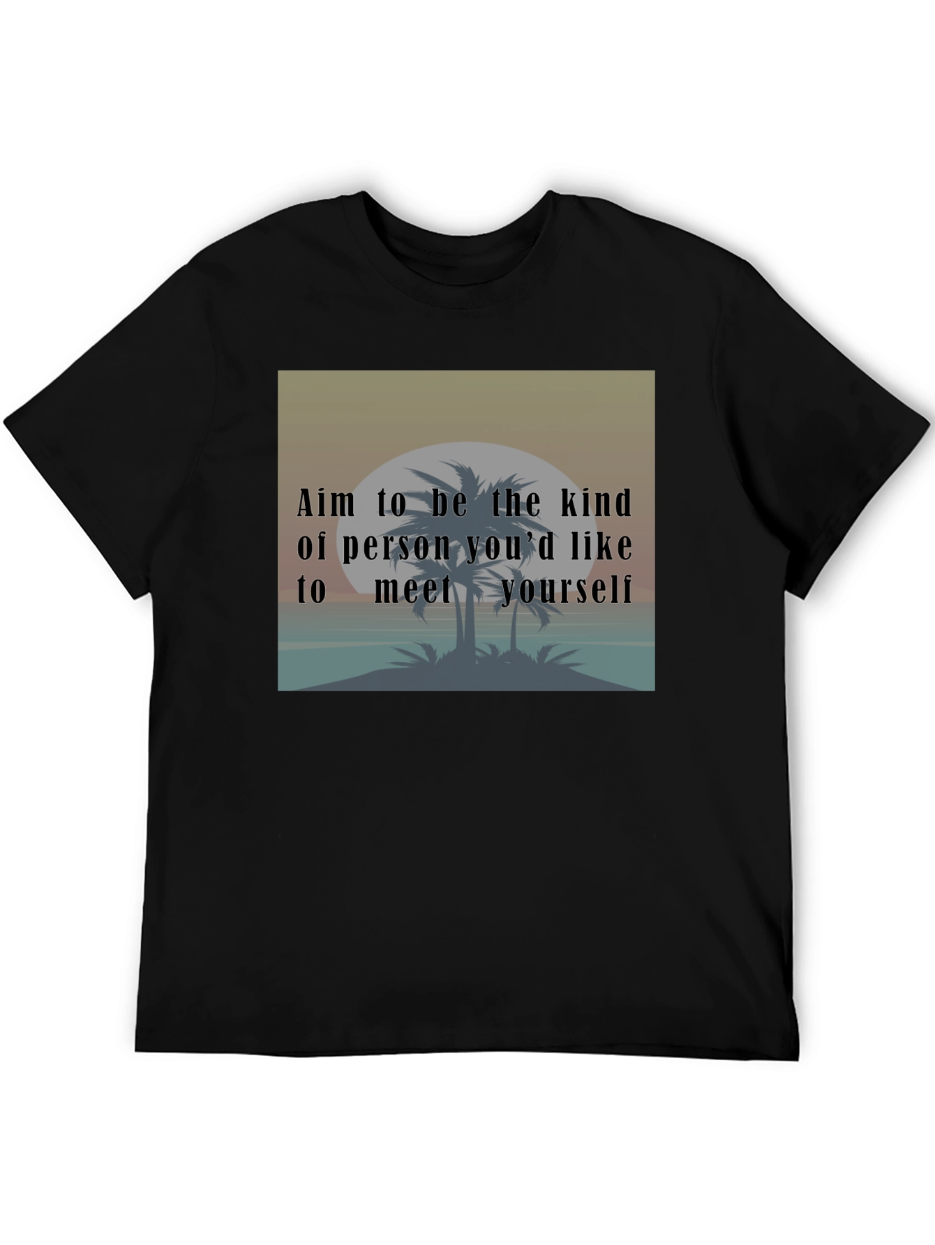 Kind Person T-Shirt: Motivational Beach Design Tee