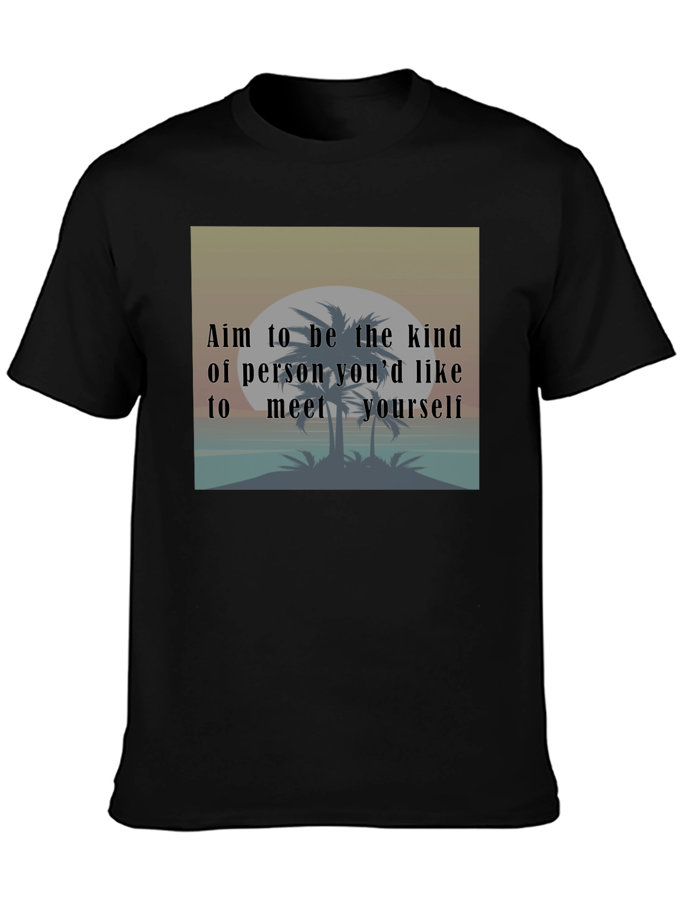 Kind Person T-Shirt: Motivational Beach Design Tee