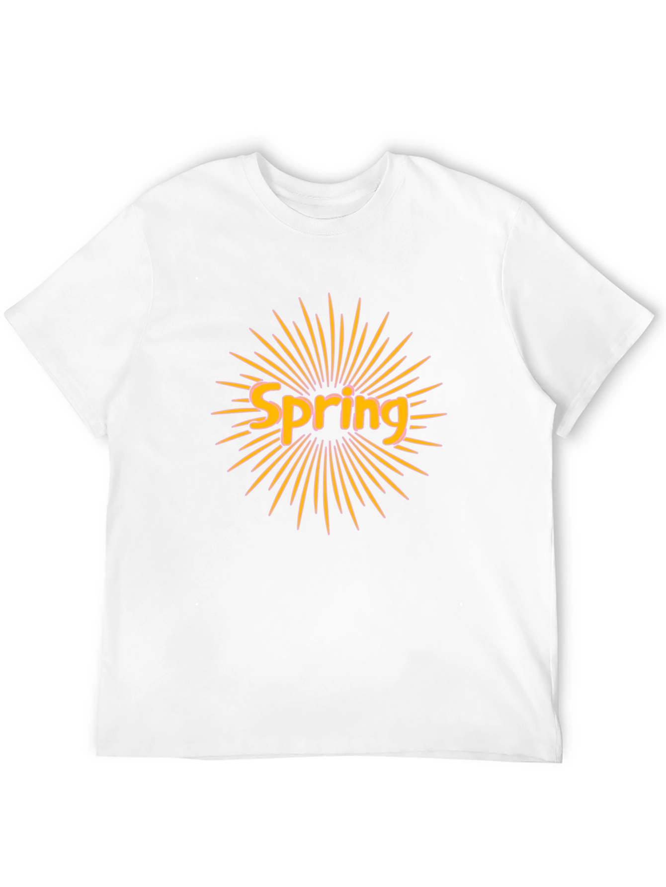 Spring Sunburst Graphic Tee - Stylish Black T-Shirt