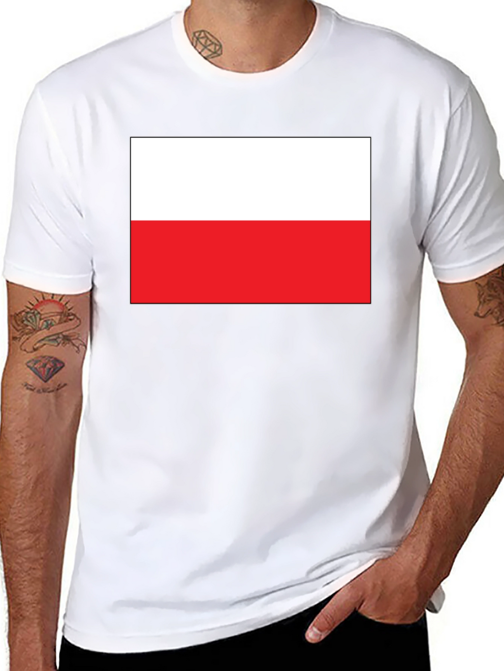 Poland Flag T-Shirt - National Pride Tee