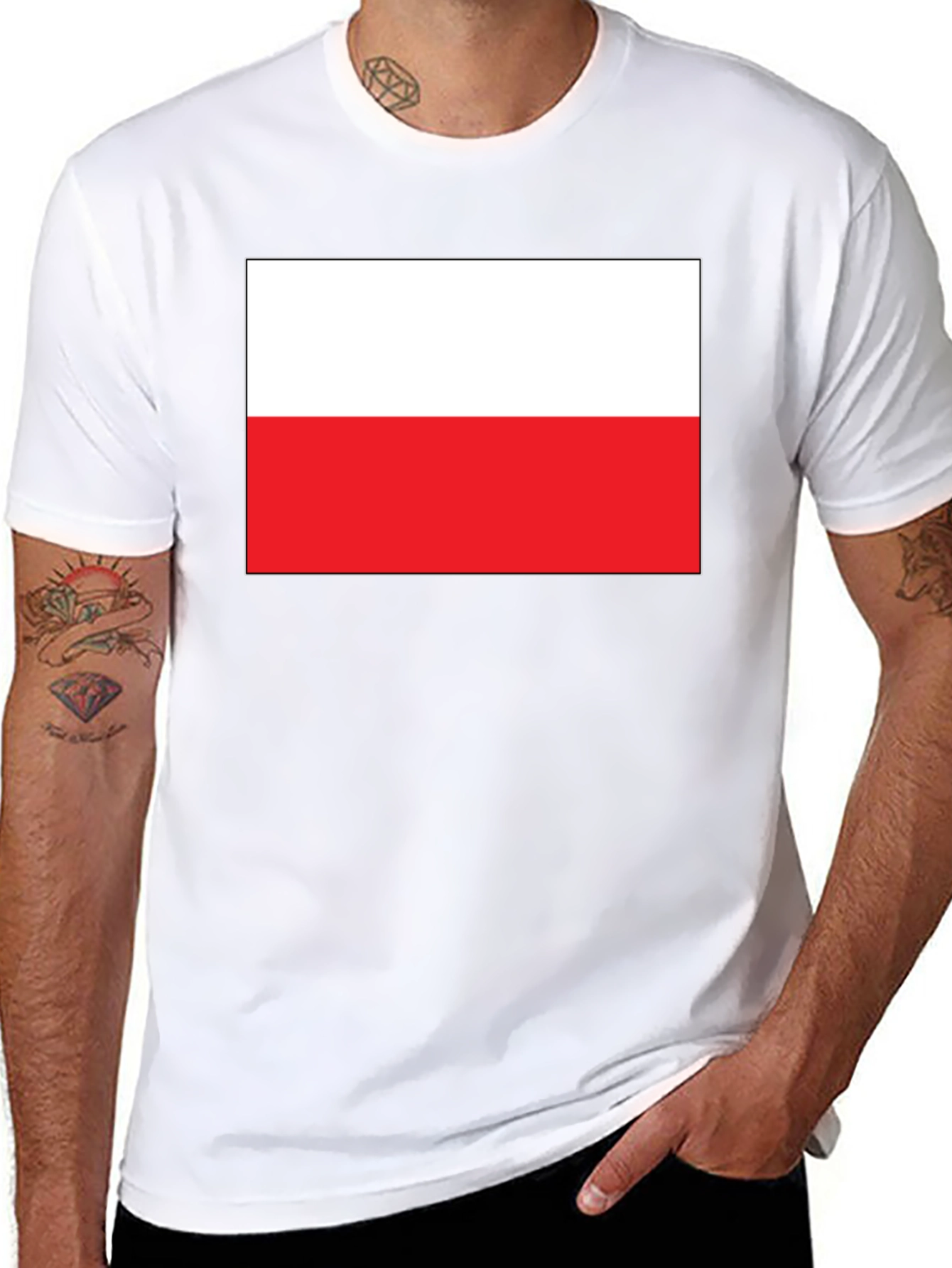 Poland Flag T-Shirt - National Pride Tee