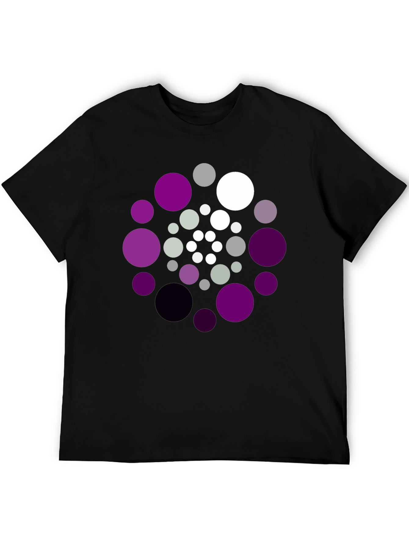 Abstract Circle Pattern T-Shirt - Unique Design Tee