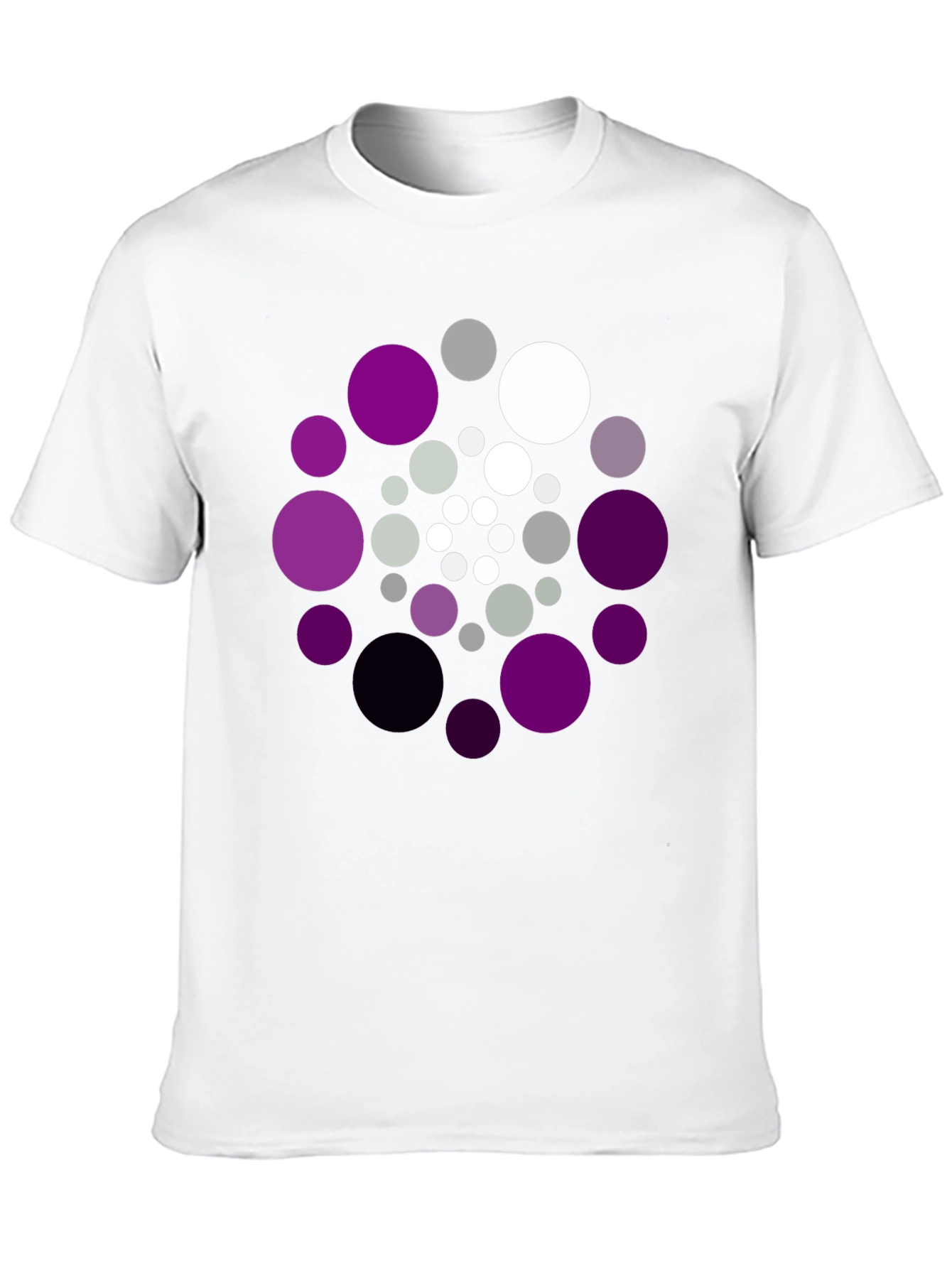 Abstract Circle Pattern T-Shirt - Unique Design Tee