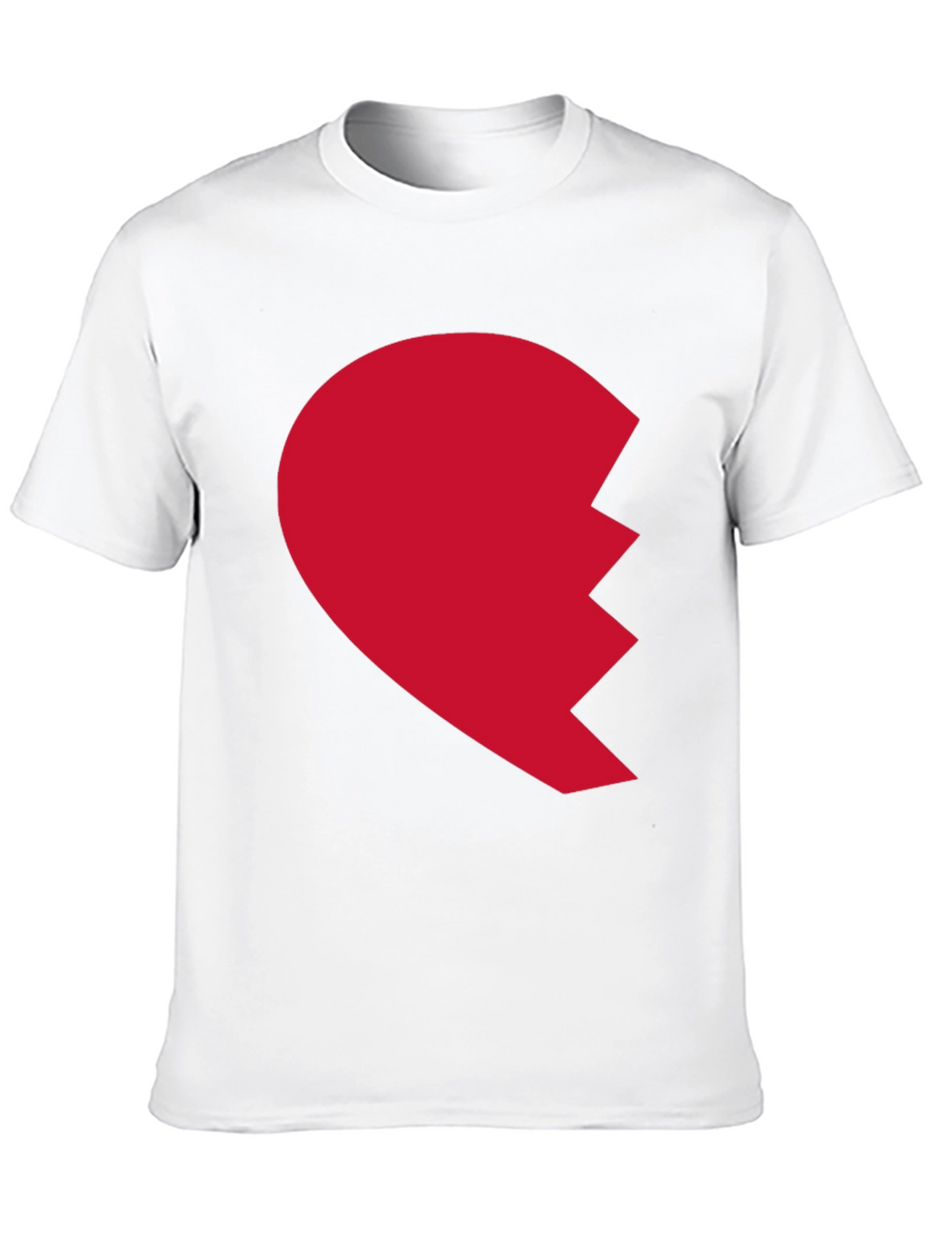 Broken Heart Graphic Tee - Mens Black T-Shirt