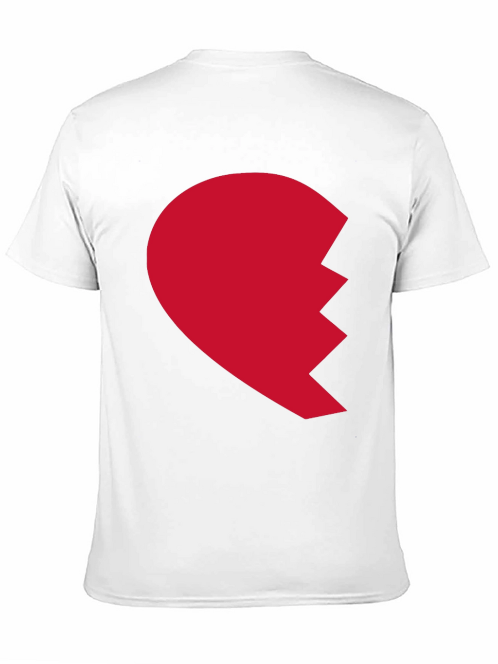 Broken Heart Graphic Tee - Mens Black T-Shirt