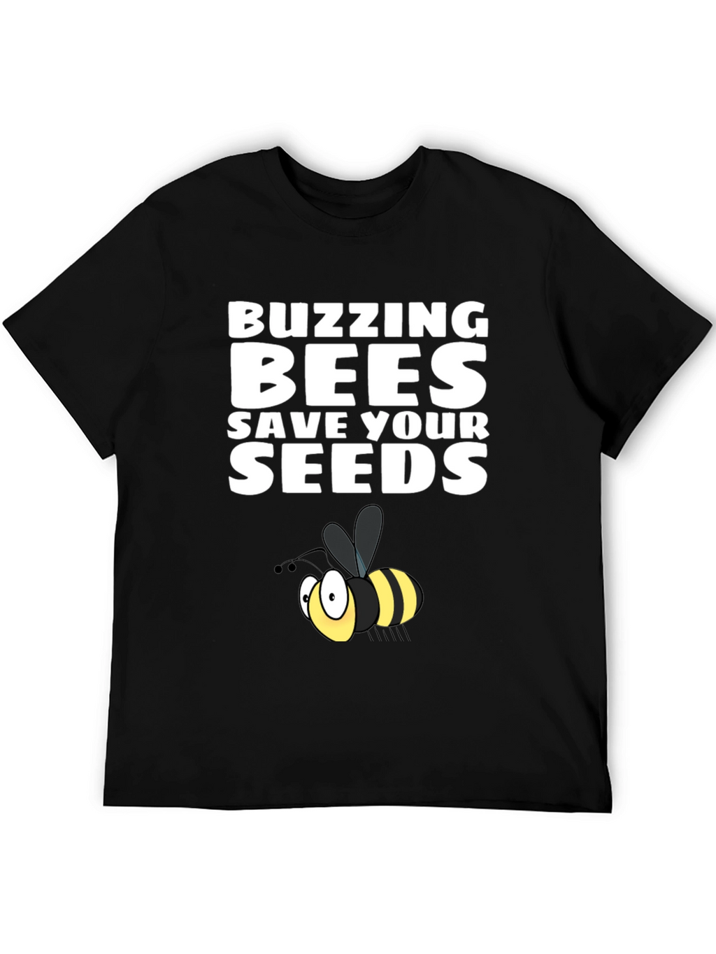 Buzzing Bees Save Your Seeds Graphic Tee