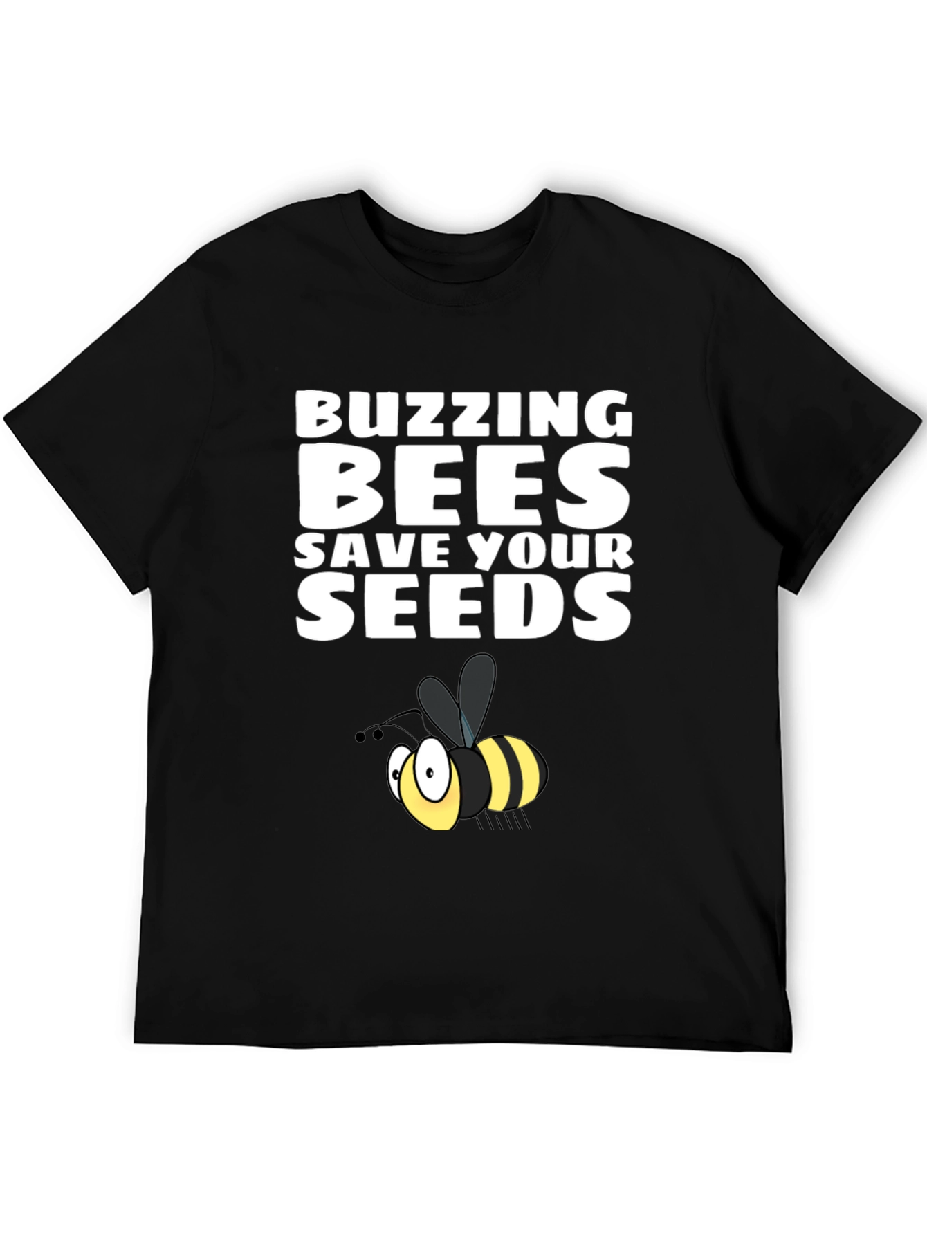 Buzzing Bees Save Your Seeds Graphic Tee