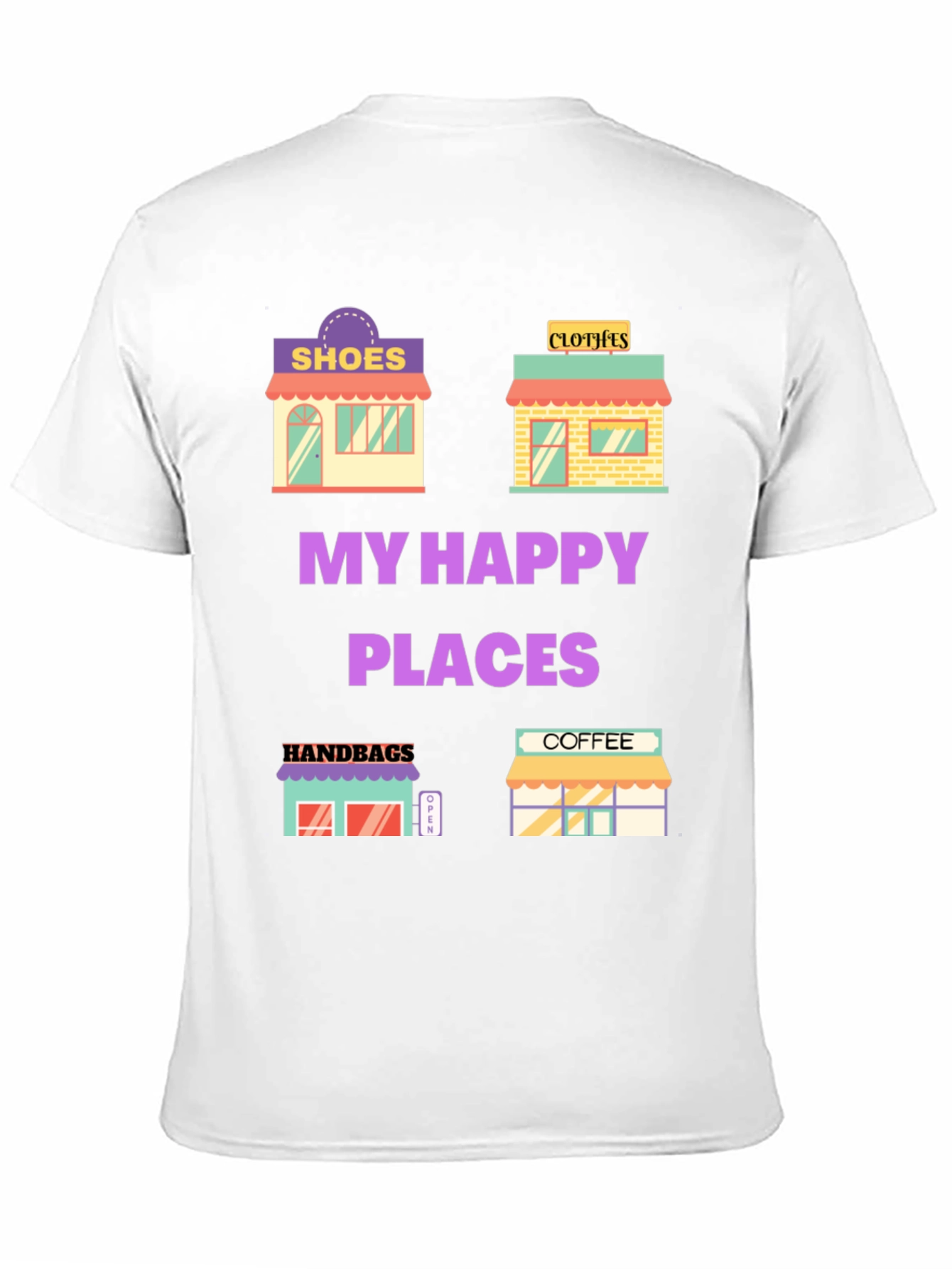 My Happy Places T-Shirt - Shop Lover