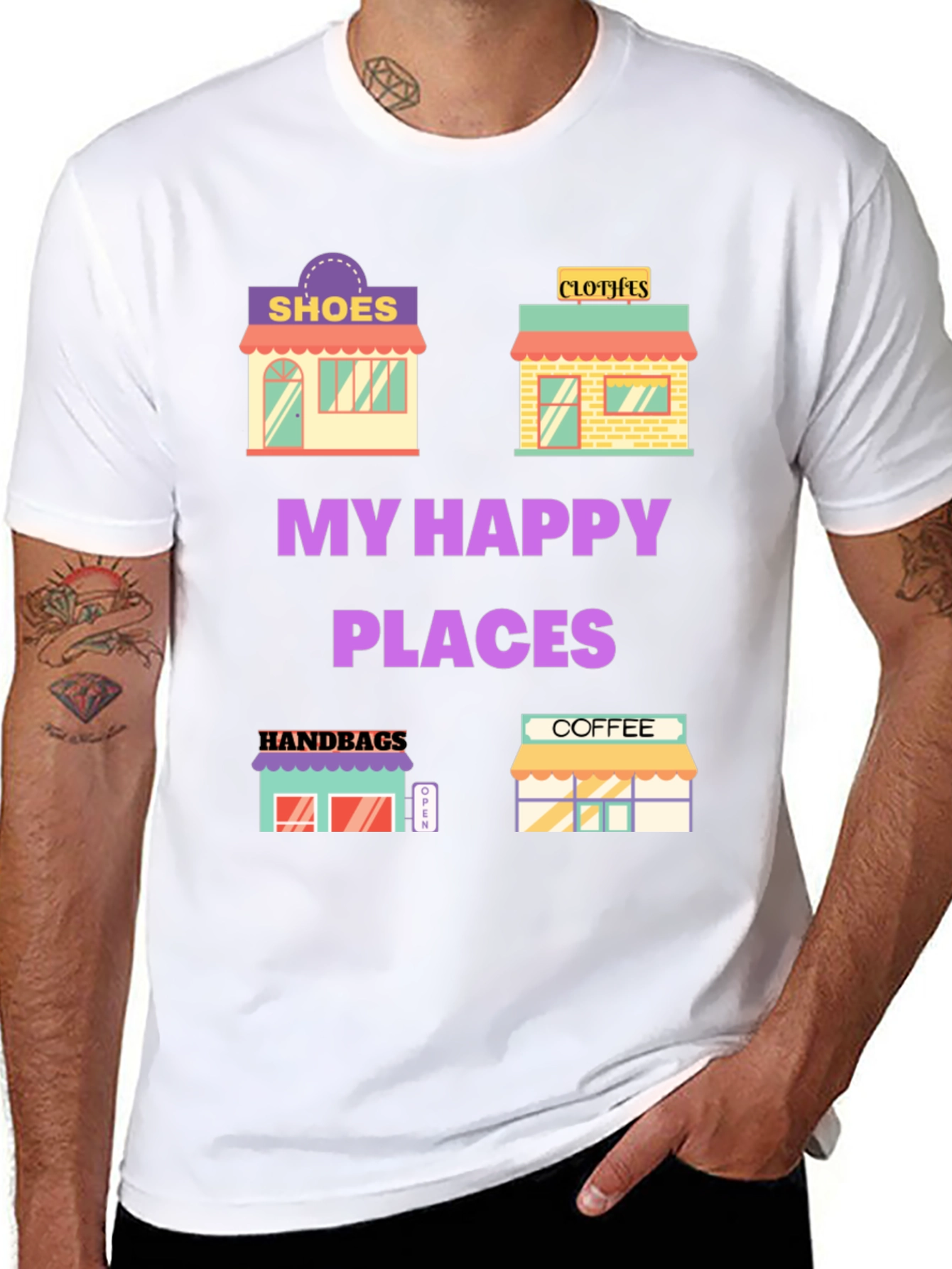 My Happy Places T-Shirt - Shop Lover