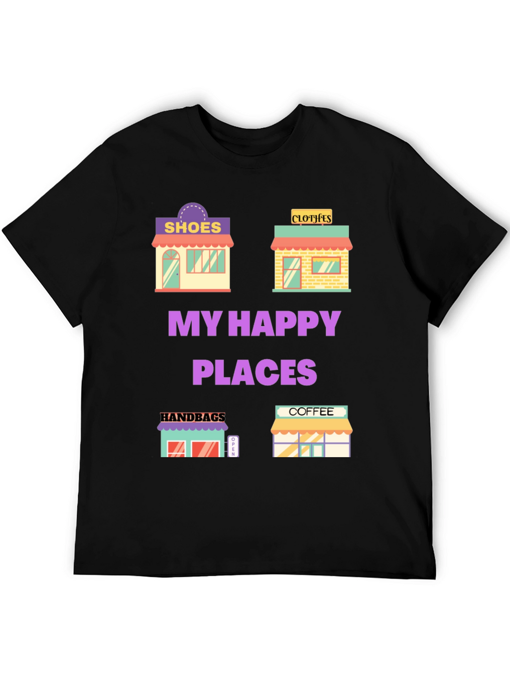 My Happy Places T-Shirt - Shop Lover
