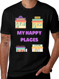 My Happy Places T-Shirt - Shop Lover
