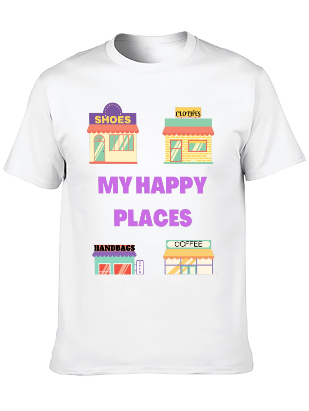 My Happy Places T-Shirt - Shop Lover