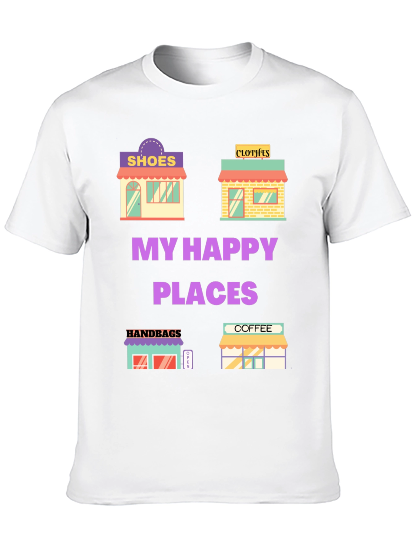 My Happy Places T-Shirt - Shop Lover