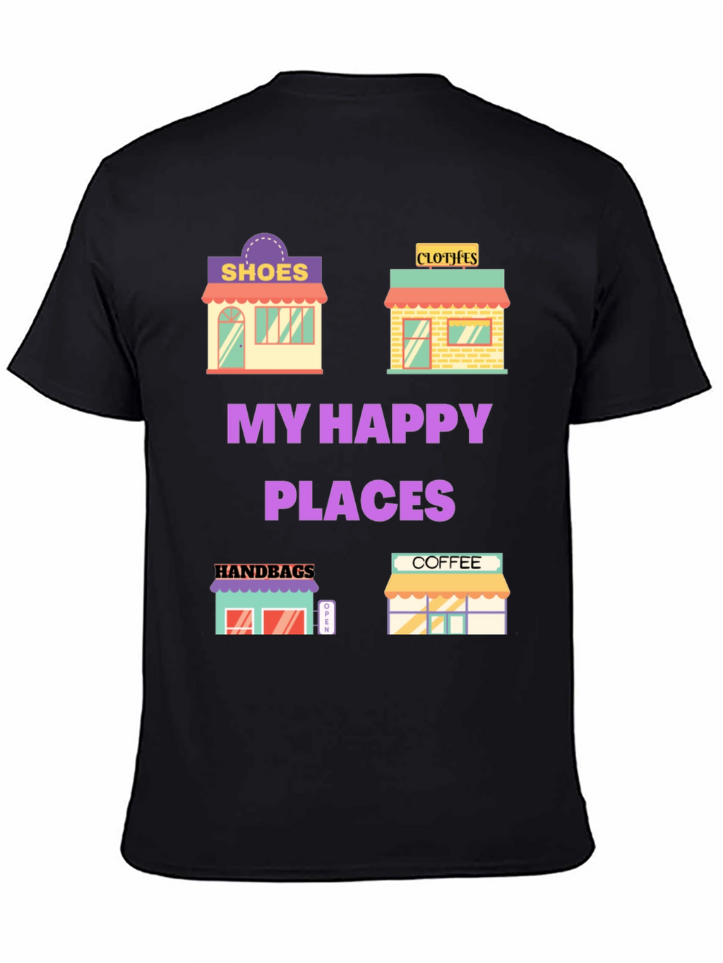 My Happy Places T-Shirt - Shop Lover