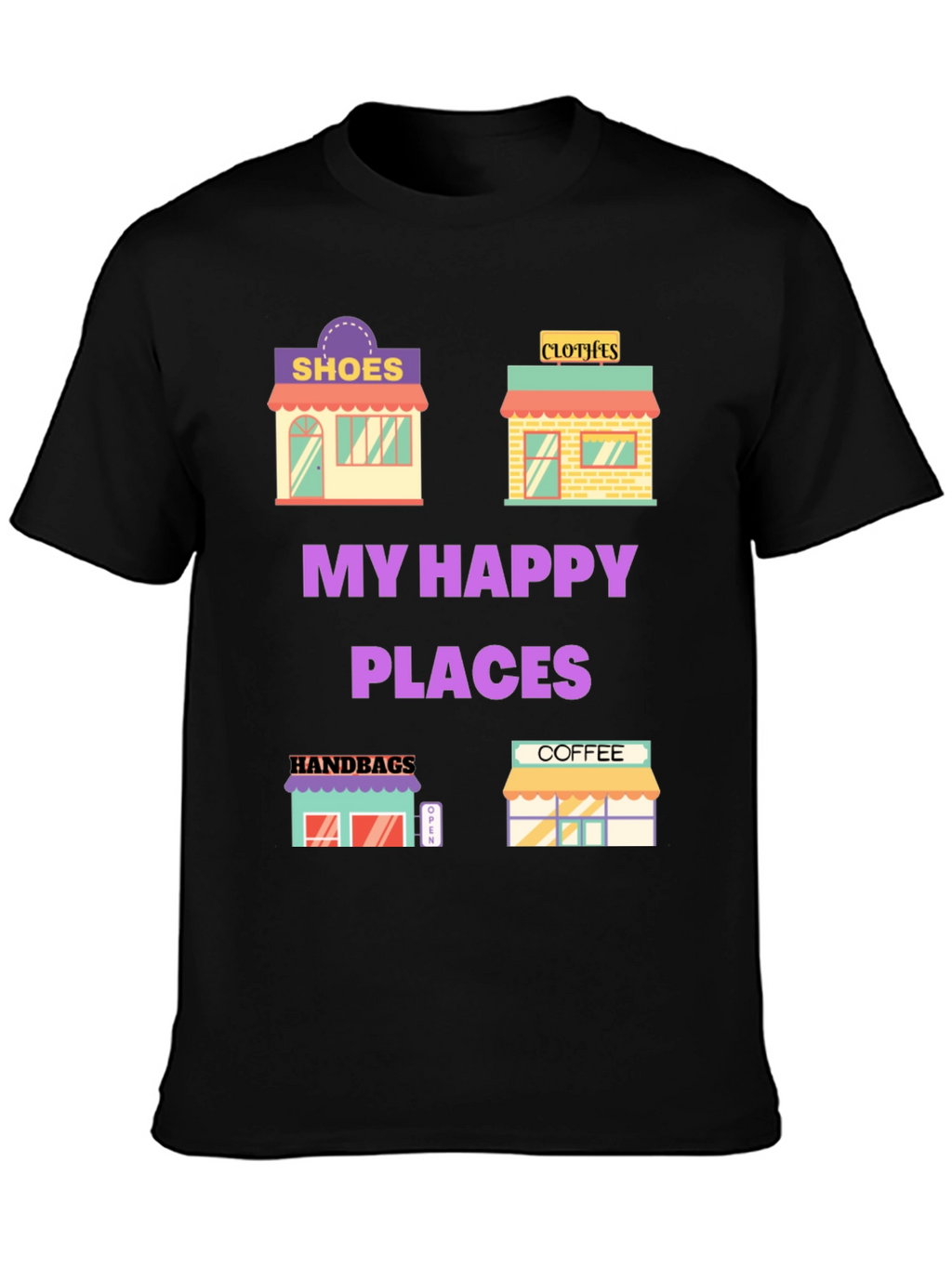 My Happy Places T-Shirt - Shop Lover