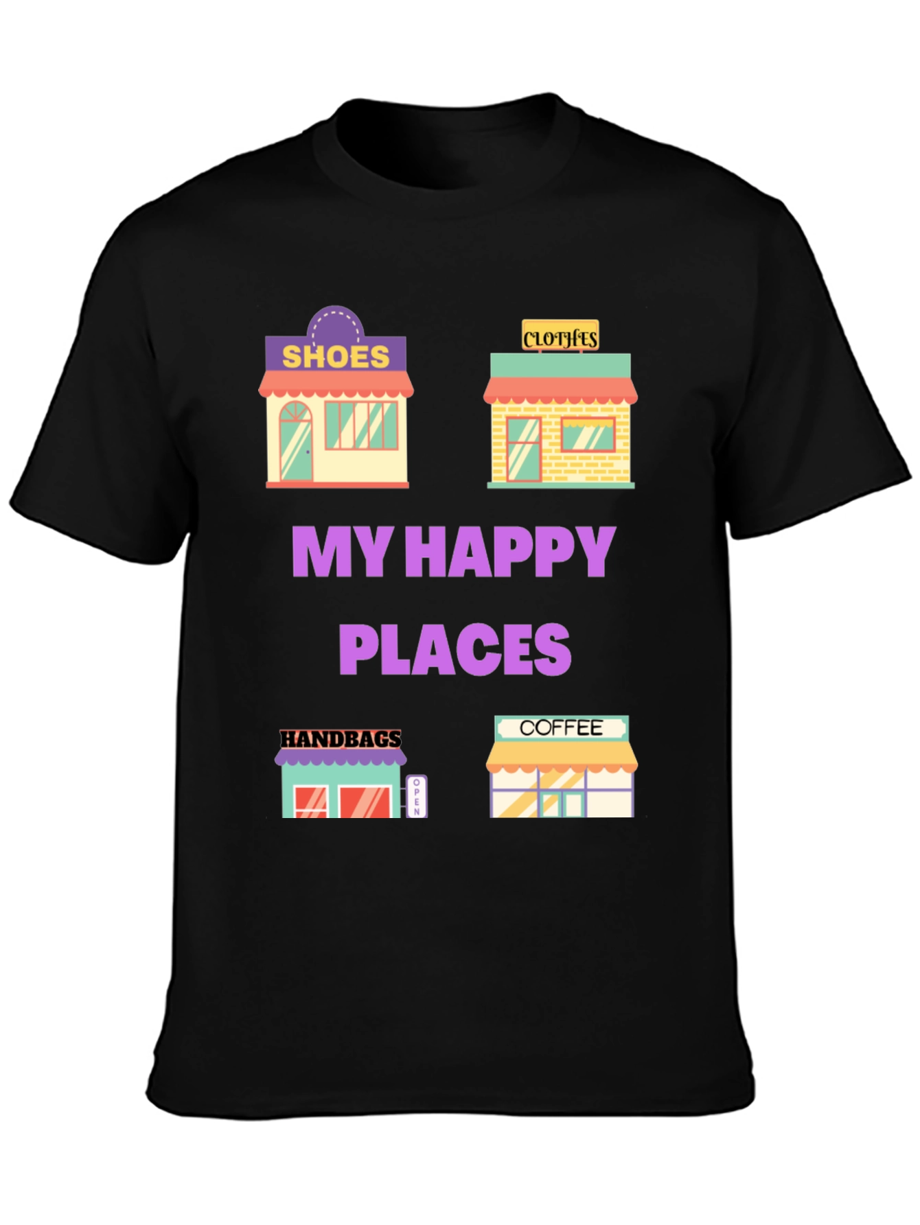 My Happy Places T-Shirt - Shop Lover