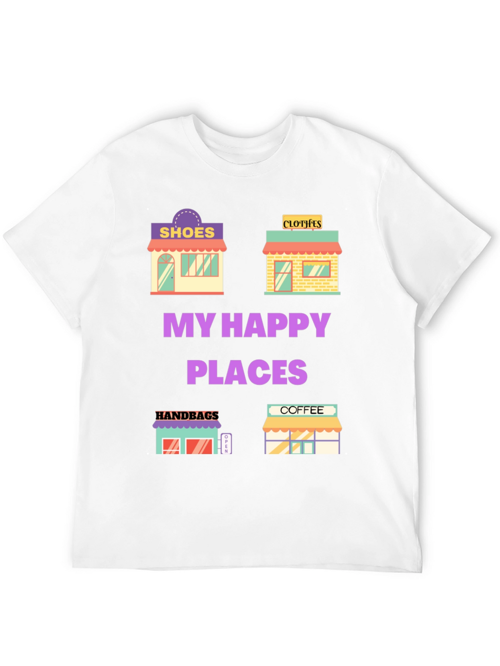 My Happy Places T-Shirt - Shop Lover