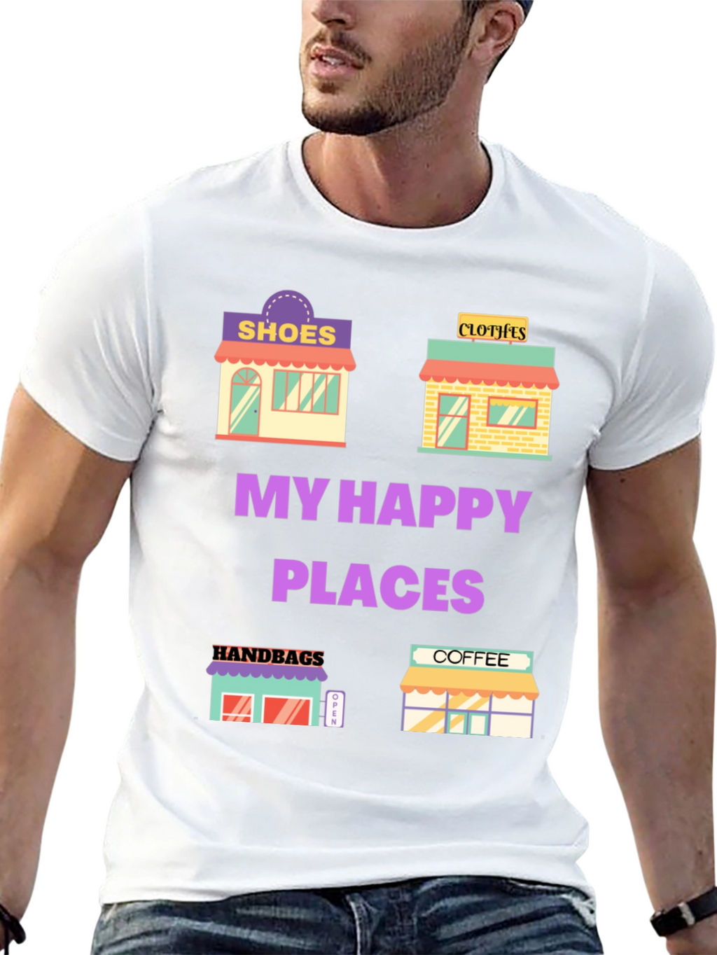 My Happy Places T-Shirt - Shop Lover