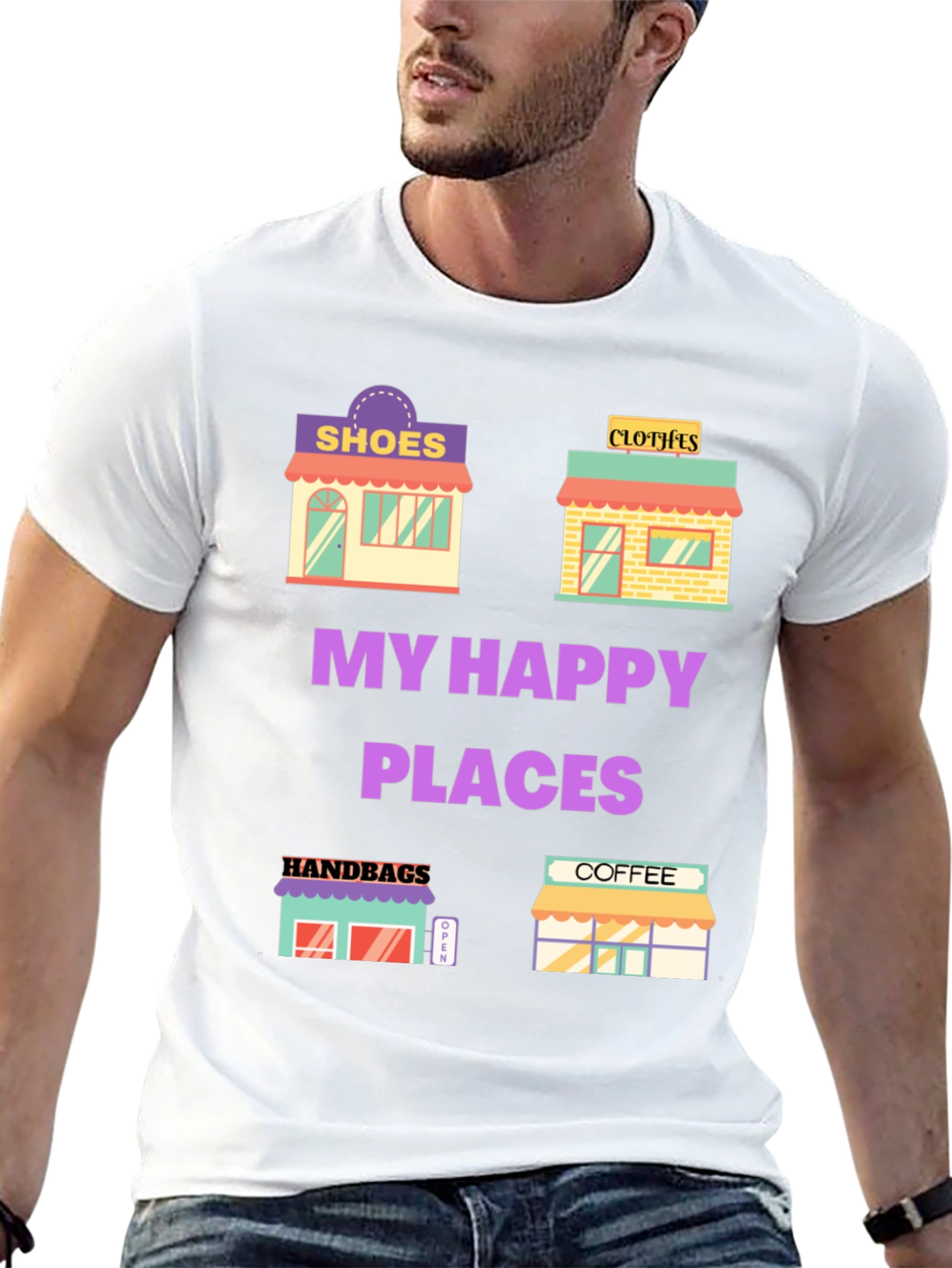 My Happy Places T-Shirt - Shop Lover