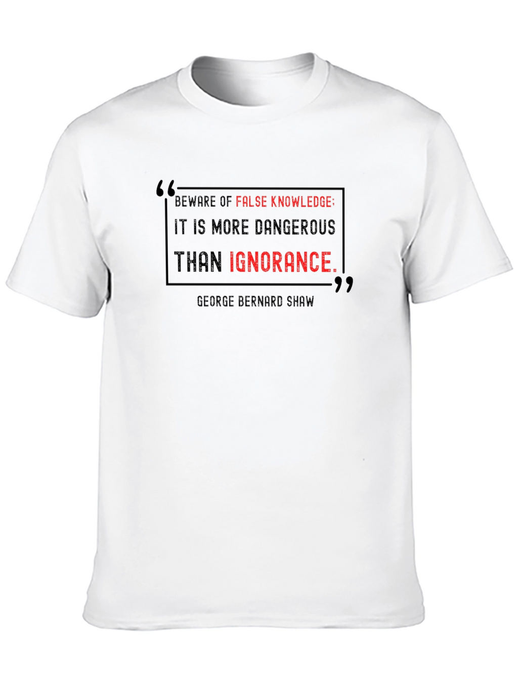 Beware of False Knowledge T-Shirt