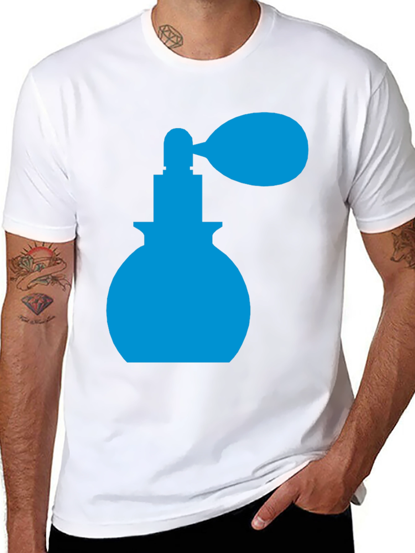 Stylish Perfume Atomizer Graphic Tee - Unisex