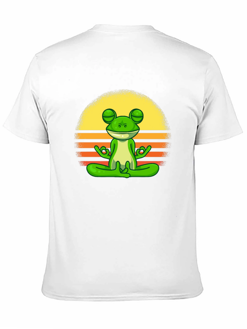 Zen Frog Graphic Tee - Relaxed Fit Cotton T-Shirt