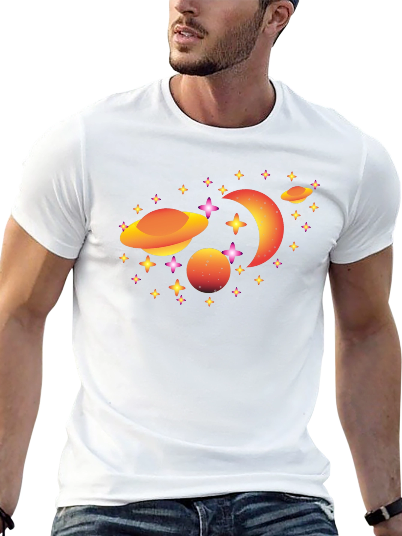 Cosmic Galaxy Black T-Shirt