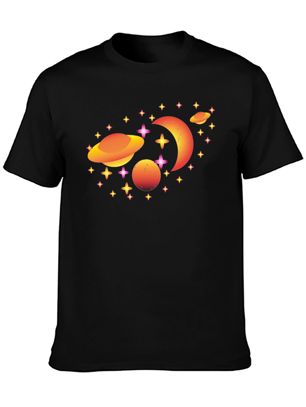 Cosmic Galaxy Black T-Shirt