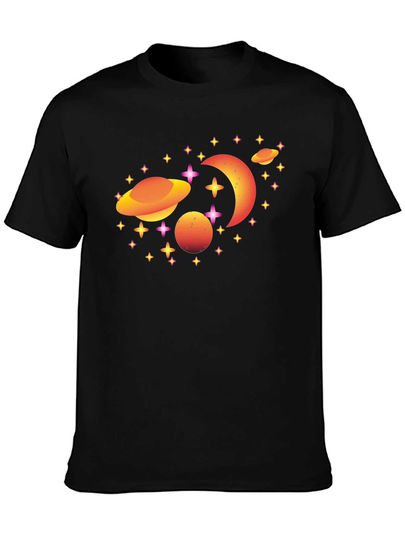 Cosmic Galaxy Black T-Shirt